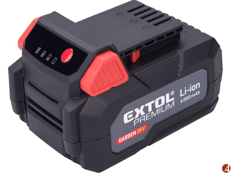 Baterie akumulátorová GARDEN20V, 20V Li-ion, 4000mAh Baterie akumulátorová GARDEN20V, 20V Li-ion, 4000mAh