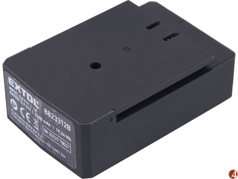 Baterie akumulátorová k laseru 8823312, 3,7V, Li-ion, 5200mAh (19,2Wh) Baterie akumulátorová k laseru 8823312, 3,7V, Li-ion, 5200mAh (19,2Wh)