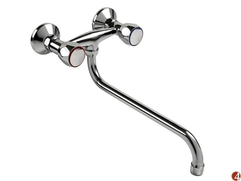 Baterie umyvadlová/dřezová, 150mm, ram. 25cm, keramický ventil, chrom Baterie umyvadlová/dřezová, 150mm, ram. 25cm, keramický ventil, chrom