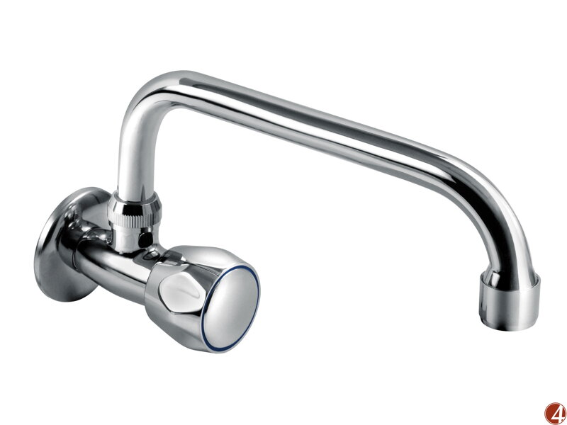 Baterie umyvadlová, na studenou vodu, ram. 20cm, chrom, keramický ventil, chrom Baterie umyvadlová, na studenou vodu, ram. 20cm, chrom, keramický ventil, chrom