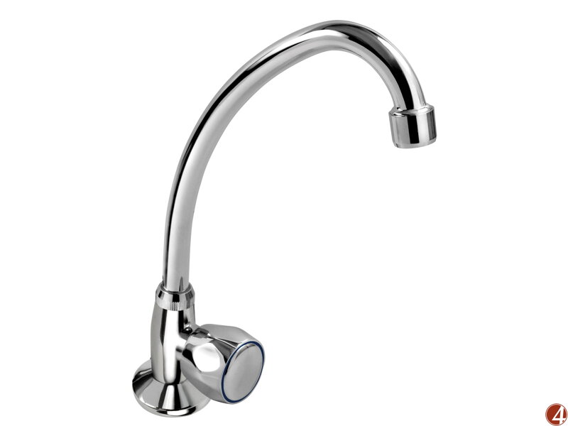 Baterie umyvadlová stojánková, na studenou vodu, keramický ventil, chrom Baterie umyvadlová stojánková, na studenou vodu, keramický ventil, chrom