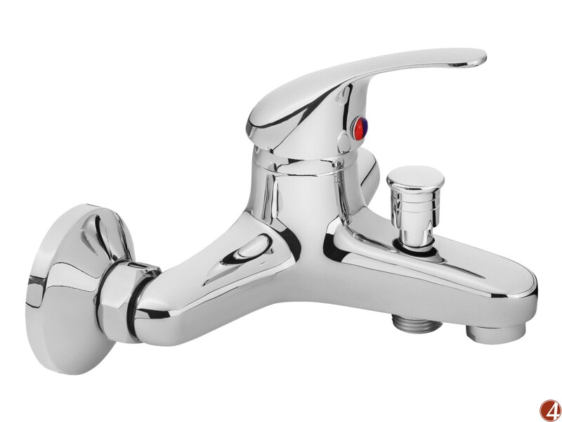 Baterie vanová, 100mm, ram. 9cm, 35mm, chrom Baterie vanová, 100mm, ram. 9cm, 35mm, chrom