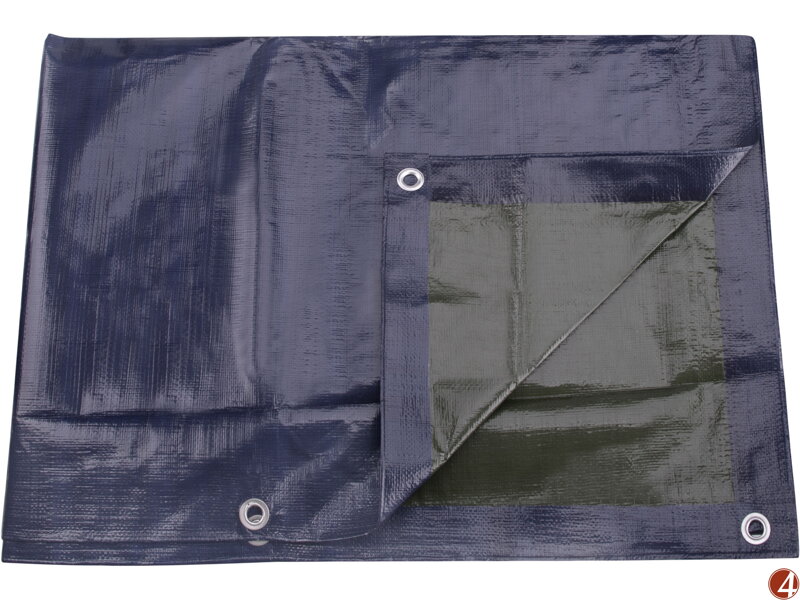 BEZ ETIKETY plachta PE nepromokavá silná 150g/m2, 2x8m, PE