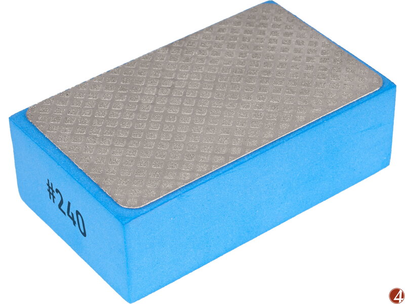 Brusná houba diamantová, 93x58x30mm, P240