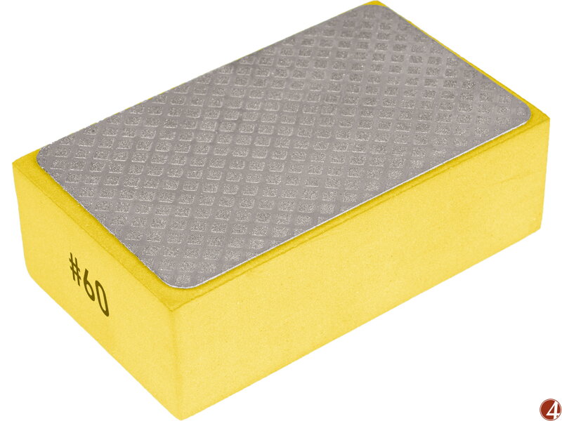 Brusná houba diamantová, 93x58x30mm, P60
