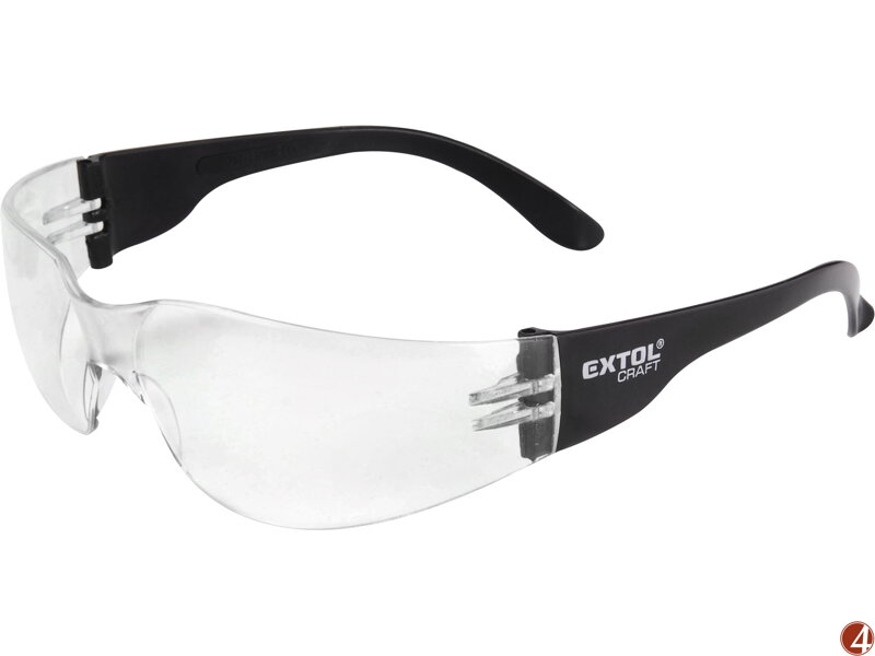Brýle ochranné čiré, čiré, s UV filtrem