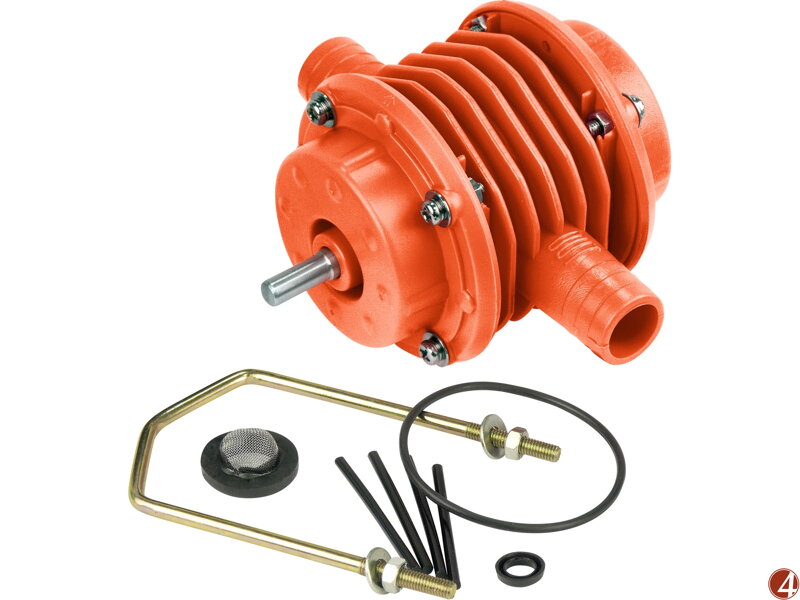 čerpadlo na vrtačku pro 3/4" hadici, max. výkon: 50l/min. při otáčkách 3000ot/min. čerpadlo na vrtačku pro 3/4" hadici, max. výkon: 50l/min. při otáčkách 3000ot/min.