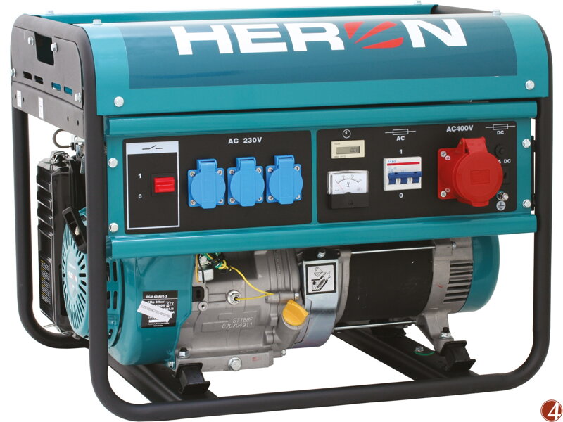 Elektrocentrála benzínová 13HP/6,0kW (400V) 2,2kW (230V)