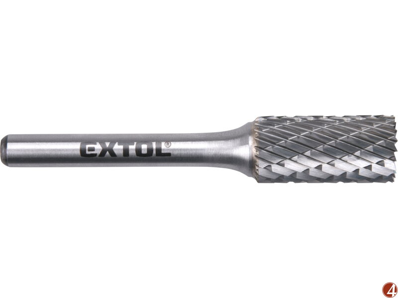 Fréza karbidová, válcová s čelním ozubením, pr.12x25mm/stopka 6mm,sek střední (double-cut) Fréza karbidová, válcová s čelním ozubením, pr.12x25mm/stopka 6mm,sek střední (double-cut)