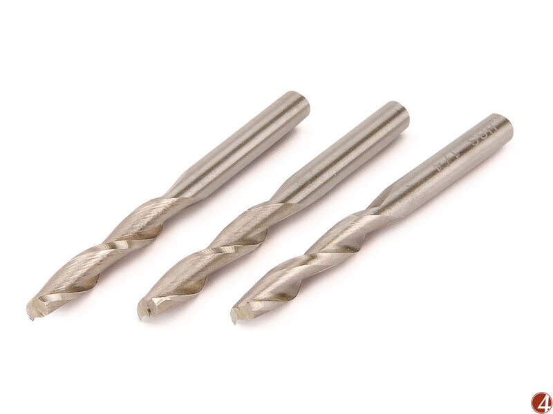 Frézy stopkové 3ks, ⌀ 6,35mm (1/4"), 3ks, HSS6542 Frézy stopkové 3ks, ⌀ 6,35mm (1/4"), 3ks, HSS6542