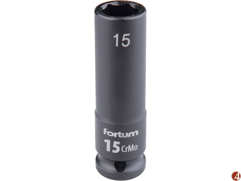 Hlavice nástrčná rázová 1/2", 15mm, L 78mm, CrMoV