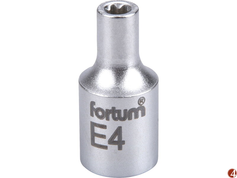 Hlavice nástrčná vnitřní TORX 1/4", E 4, L 25mm Hlavice nástrčná vnitřní TORX 1/4", E 4, L 25mm