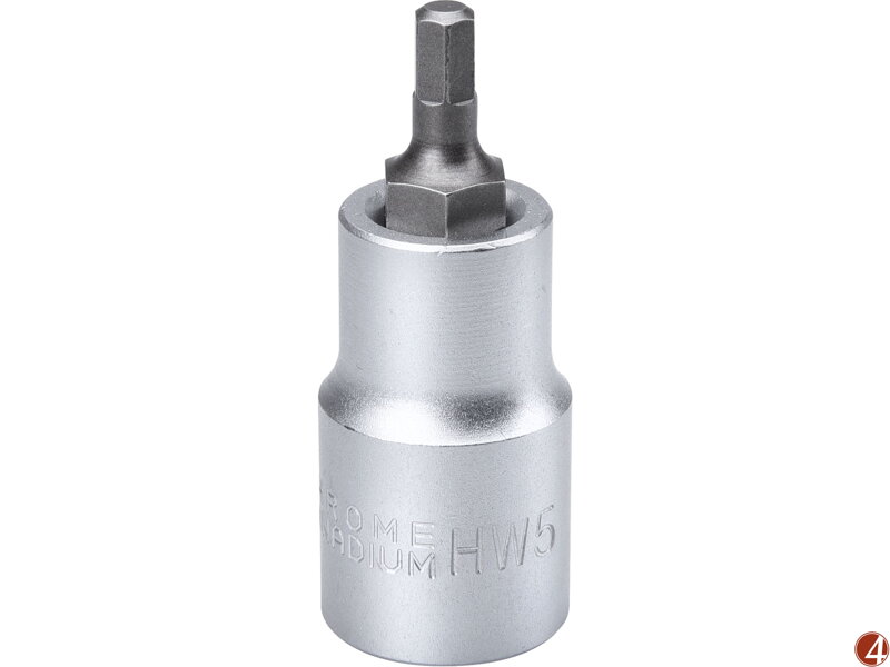 Hlavice zástrčná 1/2" imbus, H 5, L 55mm Hlavice zástrčná 1/2" imbus, H 5, L 55mm