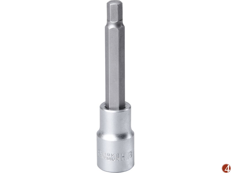 Hlavice zástrčná 1/2" prodlouž. imbus, H 8, L 100mm Hlavice zástrčná 1/2" prodlouž. imbus, H 8, L 100mm