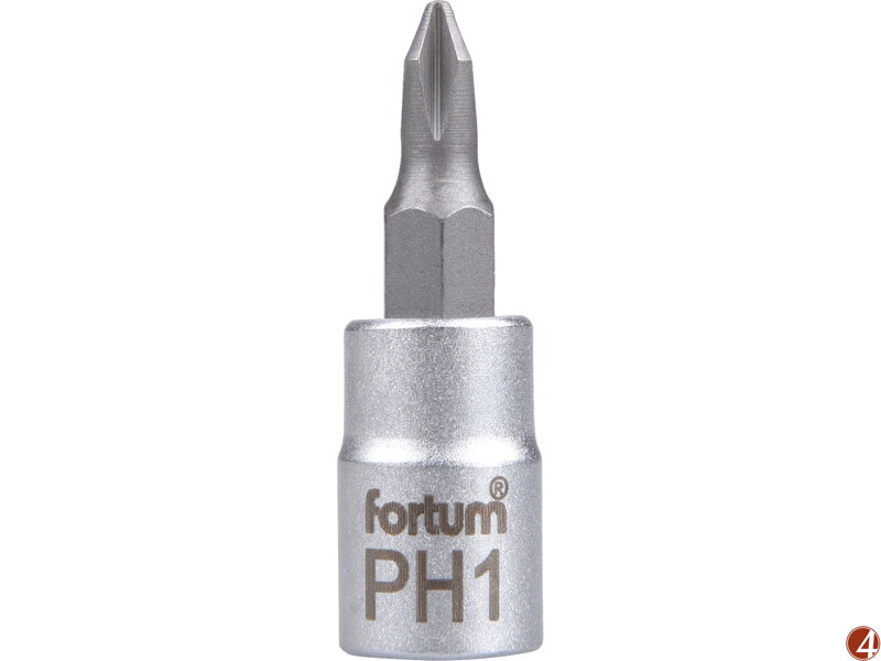 Hlavice zástrčná 1/4" hrot křížový, PH 1, L 37mm Hlavice zástrčná 1/4" hrot křížový, PH 1, L 37mm