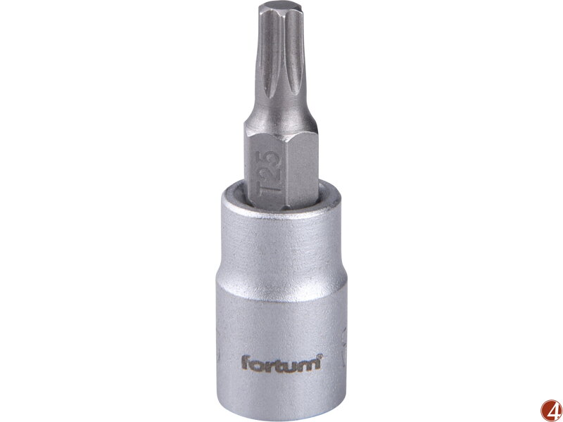 Hlavice zástrčná 1/4" hrot TORX, T 25, L 37mm Hlavice zástrčná 1/4" hrot TORX, T 25, L 37mm