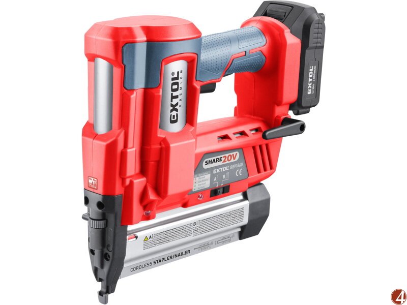 Hřebíkovačka/sponkovačka aku SHARE20V, 20V Li-ion, 2000mAh Hřebíkovačka/sponkovačka aku SHARE20V, 20V Li-ion, 2000mAh