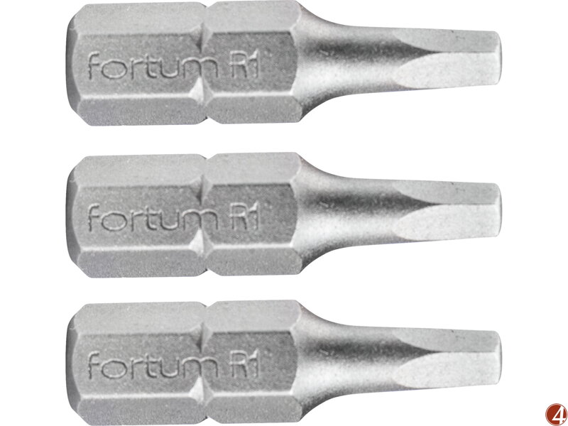 Hrot čtverec sada 3ks, SQ 1x25mm, S2 Hrot čtverec sada 3ks, SQ 1x25mm, S2