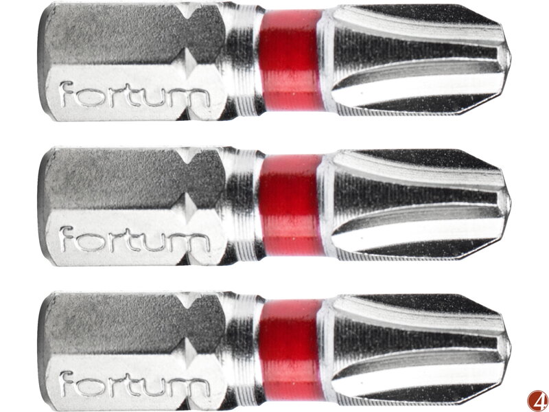Hrot křížový phillips, sada 3ks, PH 3x25mm, S2 Hrot křížový phillips, sada 3ks, PH 3x25mm, S2