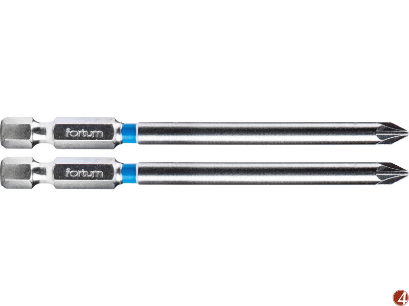 Hrot křížový pozidriv, sada 2ks, PZ 1x90mm, S2 Hrot křížový pozidriv, sada 2ks, PZ 1x90mm, S2