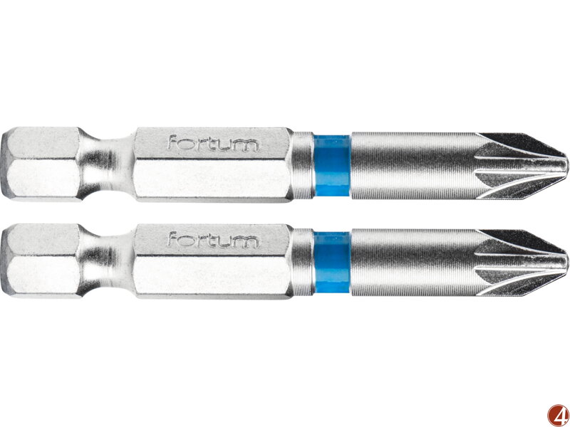 Hrot křížový pozidriv, sada 2ks, PZ 2x50mm, S2 Hrot křížový pozidriv, sada 2ks, PZ 2x50mm, S2