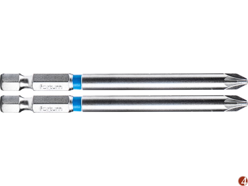Hrot křížový pozidriv, sada 2ks, PZ 2x90mm, S2 Hrot křížový pozidriv, sada 2ks, PZ 2x90mm, S2