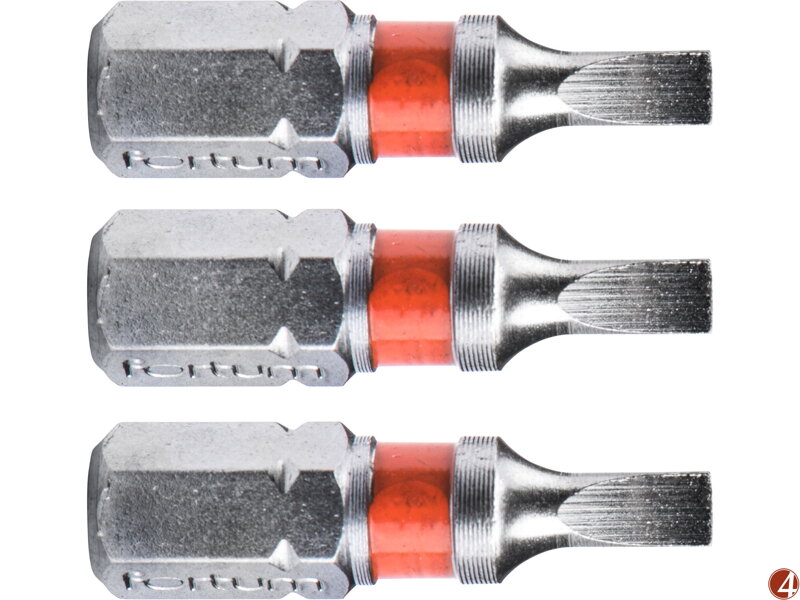 Hrot plochý sada 3ks, 3x25mm, S2 Hrot plochý sada 3ks, 3x25mm, S2
