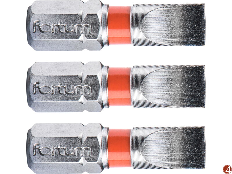 Hrot plochý sada 3ks, 6x25mm, S2 Hrot plochý sada 3ks, 6x25mm, S2