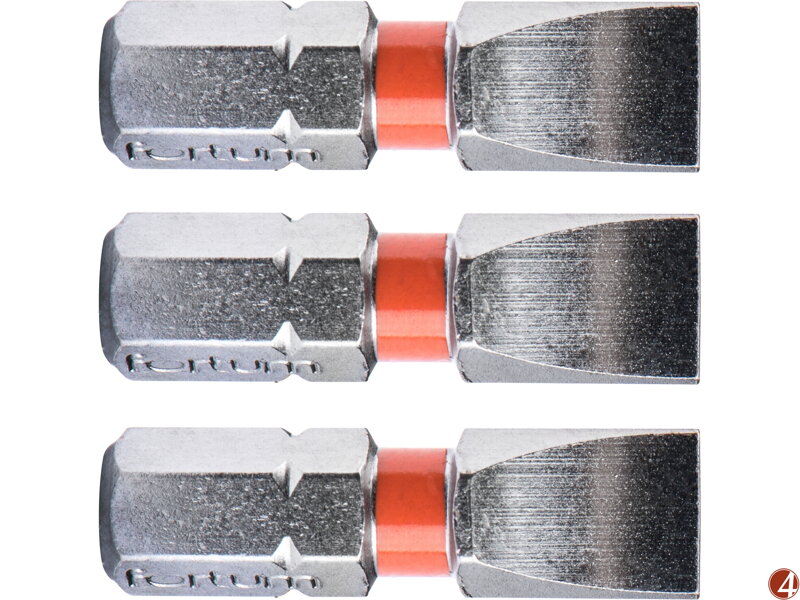Hrot plochý sada 3ks, 7x25mm, S2 Hrot plochý sada 3ks, 7x25mm, S2