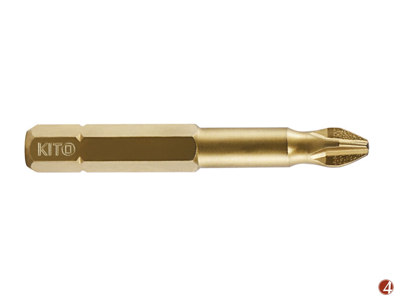 Hroty, sada 10ks, PH 1x50mm, S2/TiN Hroty, sada 10ks, PH 1x50mm, S2/TiN
