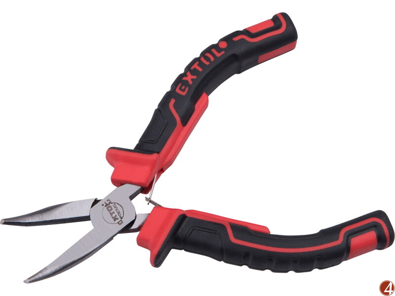 Kleště půlkulaté zahnuté mini, 125mm Kleště půlkulaté zahnuté mini, 125mm