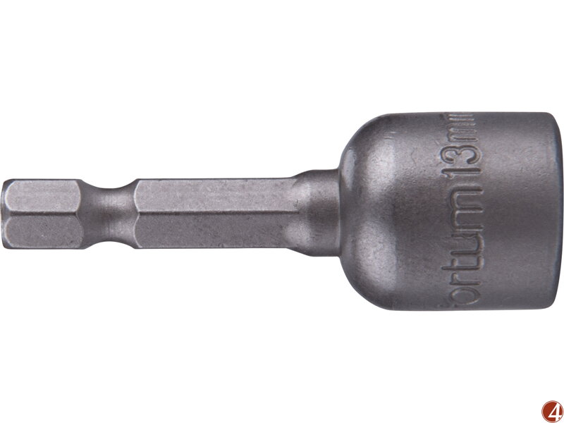 Klíč nástrčný magnetický 1/4" stopka, 13x48mm, CrV Klíč nástrčný magnetický 1/4" stopka, 13x48mm, CrV