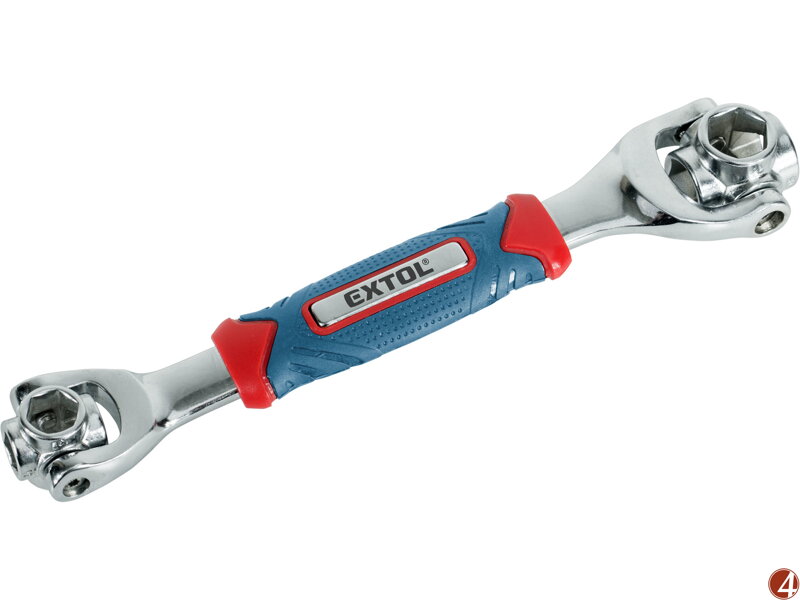 Klíč nástrčný oboustranný 8v1, 8-21mm, CrMo