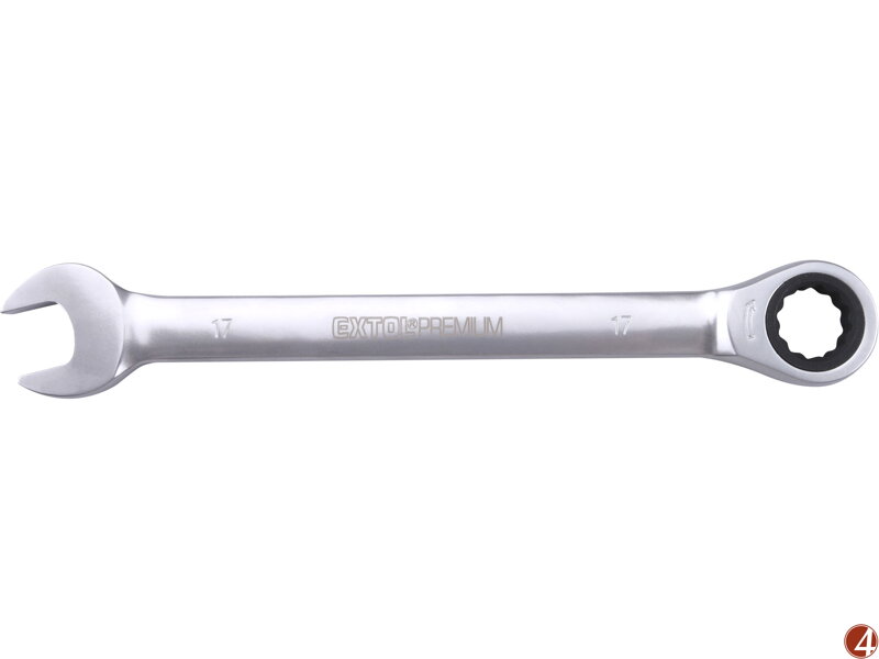 Klíč ráčnový očkoplochý, 72 zubů, 17mm Klíč ráčnový očkoplochý, 72 zubů, 17mm