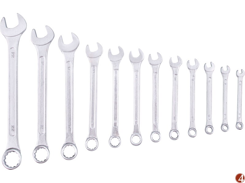Klíče očkoploché, sada 12ks, 6-22mm Klíče očkoploché, sada 12ks, 6-22mm