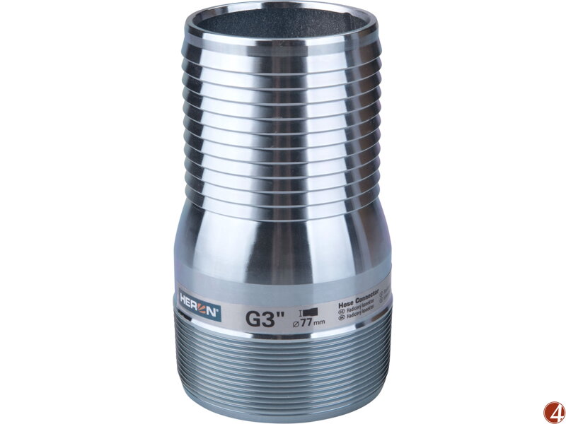Konektor pro hadici, 3", G 3", pozinkovaná ocel Konektor pro hadici, 3", G 3", pozinkovaná ocel