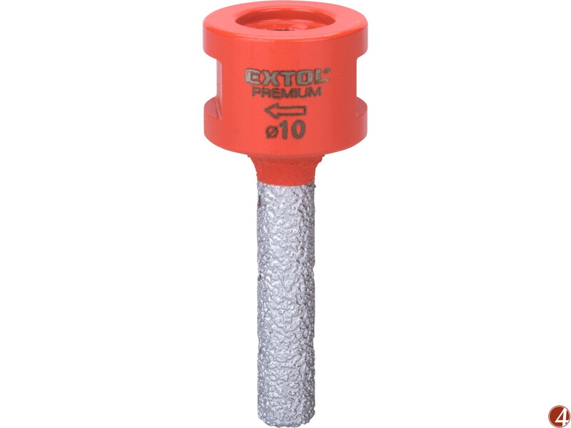 Korunka brusná diamantová, O 10mm, závit M14 Korunka brusná diamantová, O 10mm, závit M14