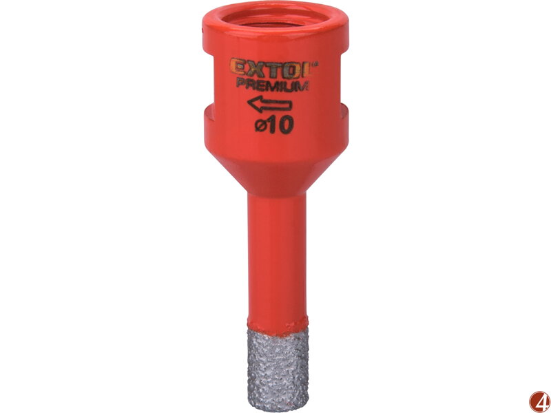 Korunka vykružovací diamantová, O 10mm, závit M14 Korunka vykružovací diamantová, O 10mm, závit M14