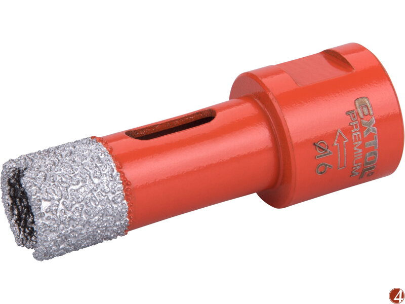 Korunka vykružovací diamantová, O 16mm, závit M14 Korunka vykružovací diamantová, O 16mm, závit M14