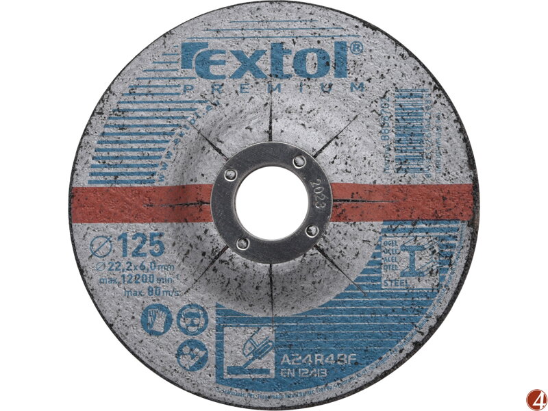 Kotouč brusný na ocel, O 125x6,0x22,2mm Kotouč brusný na ocel, O 125x6,0x22,2mm