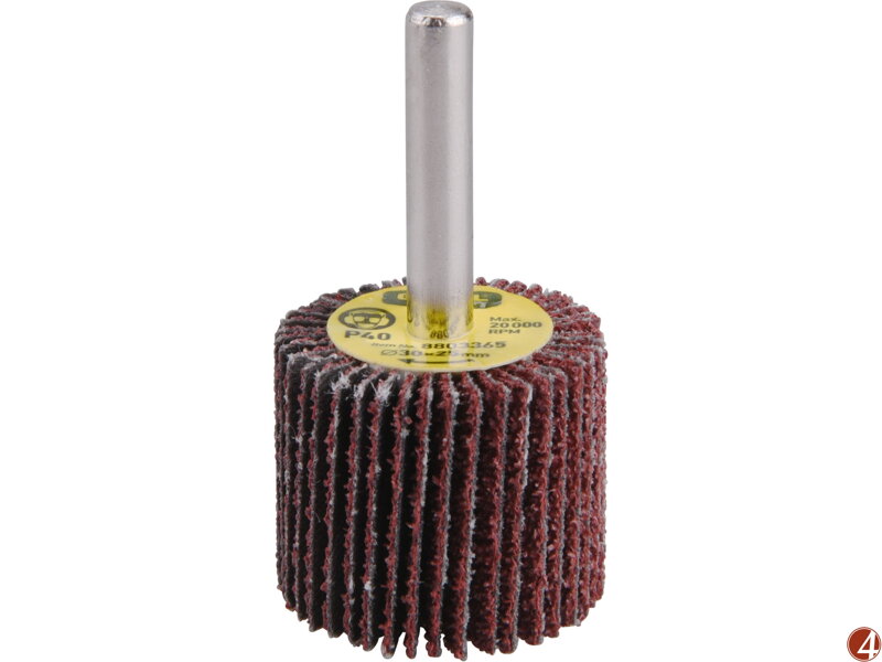 Kotouč lamelový brusný na stopce, O 30x25x6mm, P80 Kotouč lamelový brusný na stopce, O 30x25x6mm, P80