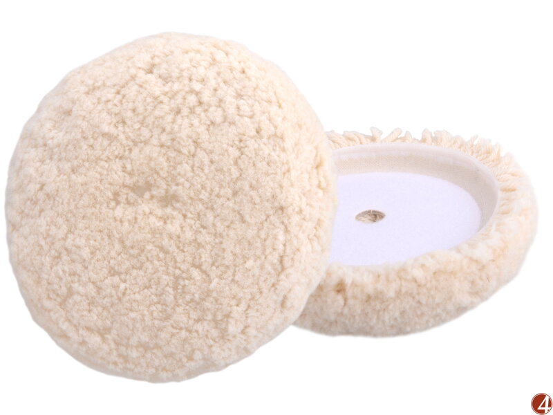 Kotouč leštící vlněný, T240, ⌀190mm, 4ply 100% vlna, suchý zip ⌀150mm Kotouč leštící vlněný, T240, ⌀190mm, 4ply 100% vlna, suchý zip ⌀150mm