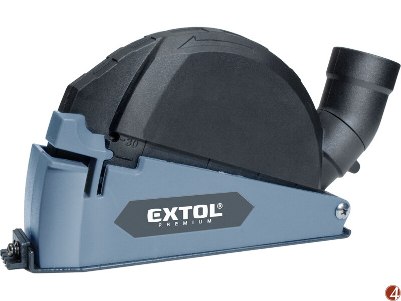 Kryt/adaptér odsávací pro řezání úhlovou bruskou, O115/125mm Kryt/adaptér odsávací pro řezání úhlovou bruskou, O115/125mm