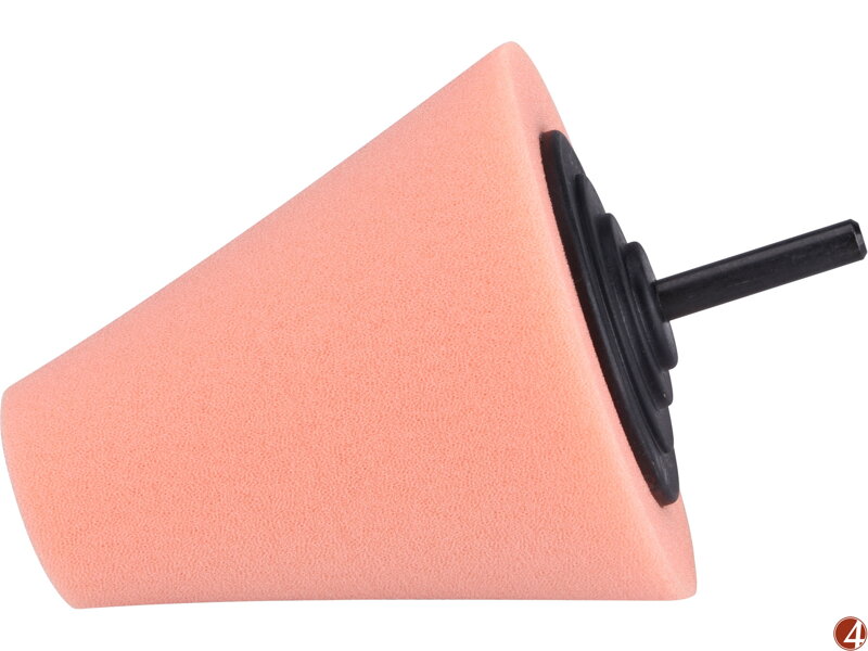 Kužel leštící pěnový, T40, oranžový, ⌀80mm, stopka 6mm Kužel leštící pěnový, T40, oranžový, ⌀80mm, stopka 6mm