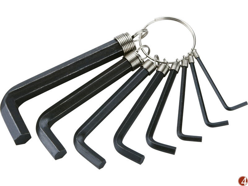 L-klíče IMBUS, sada 8ks, 2-10mm L-klíče IMBUS, sada 8ks, 2-10mm