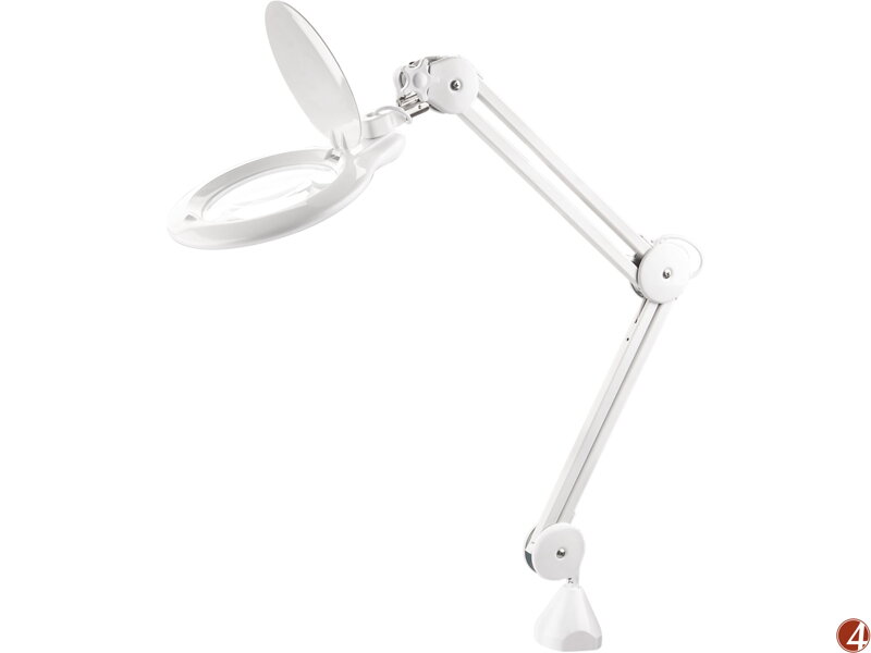 Lupa stolní se světlem a krytem čočky, 1000lm, 5x zvětšení