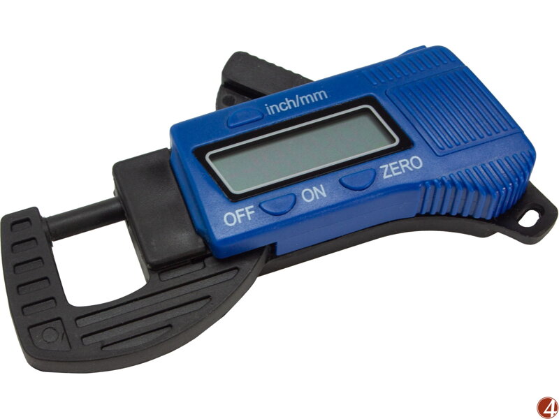 Měřidlo tloušťky digitální, 0-12,7mm Měřidlo tloušťky digitální, 0-12,7mm