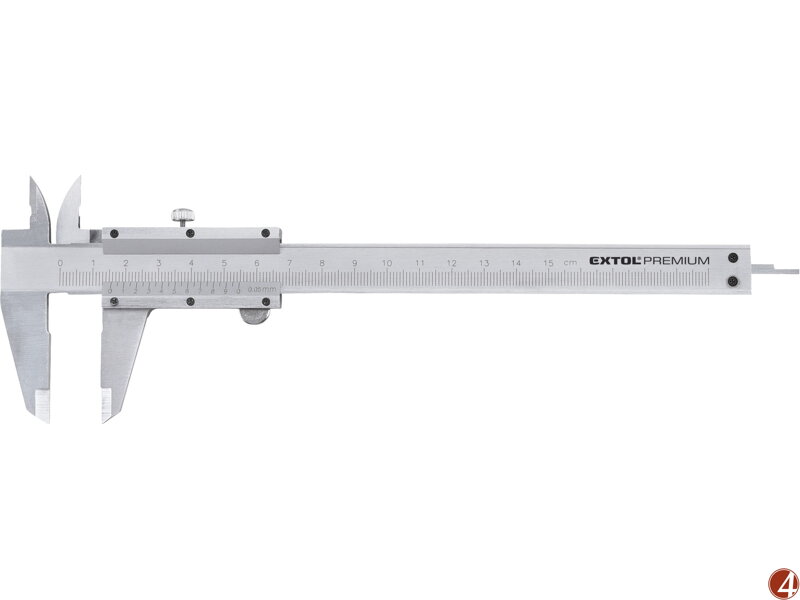 Měřítko posuvné kovové, 0-150mm