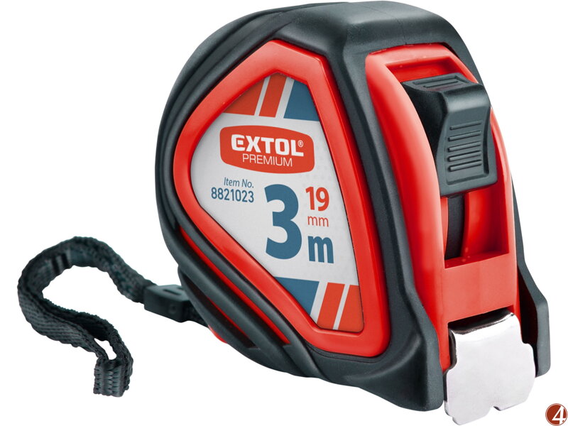 Metr svinovací, 3m, š. pásku 19mm Metr svinovací, 3m, š. pásku 19mm