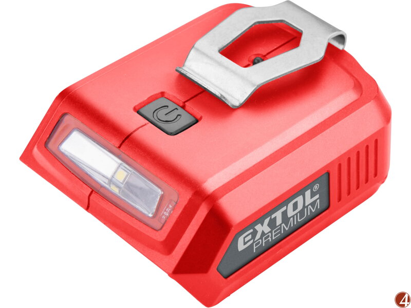 Nabíječka aku pro USB zařízení, se světlem, SHARE20V, bez baterie, 5V/2A Nabíječka aku pro USB zařízení, se světlem, SHARE20V, bez baterie, 5V/2A